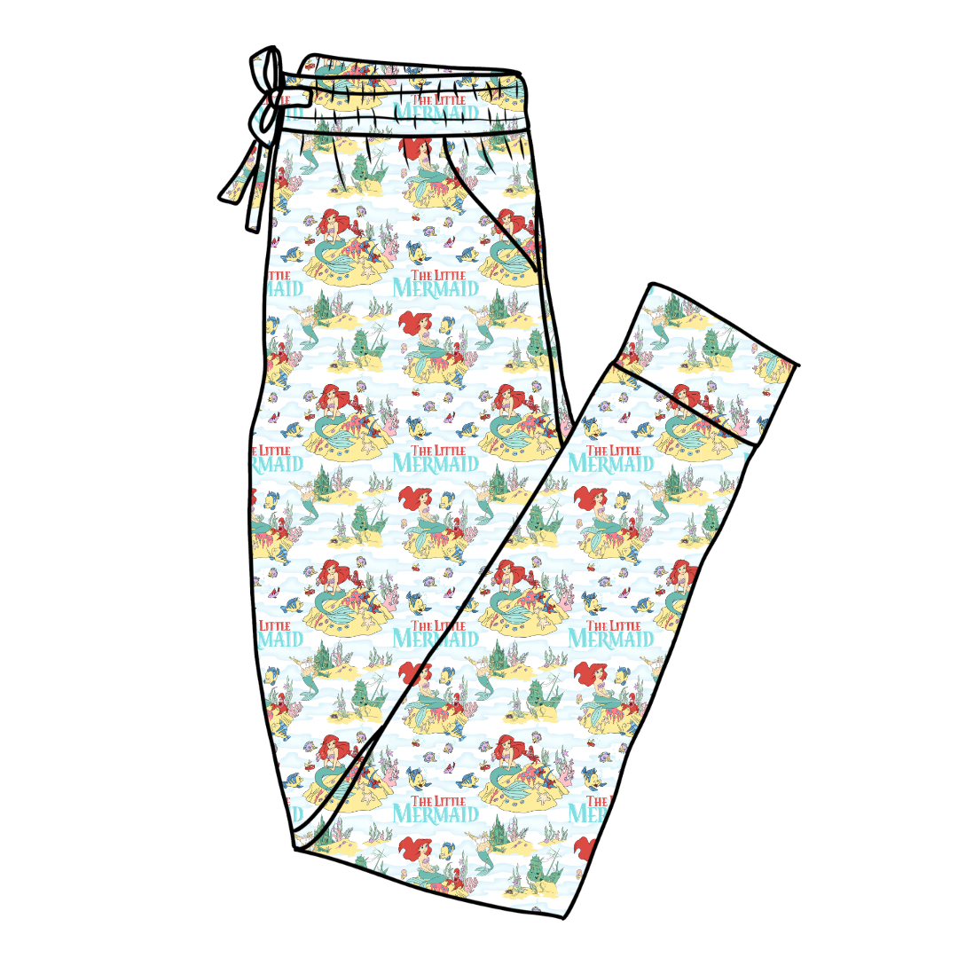 Mermaid Dreams - Daze Adult Bamboo Joggers - Pre Order