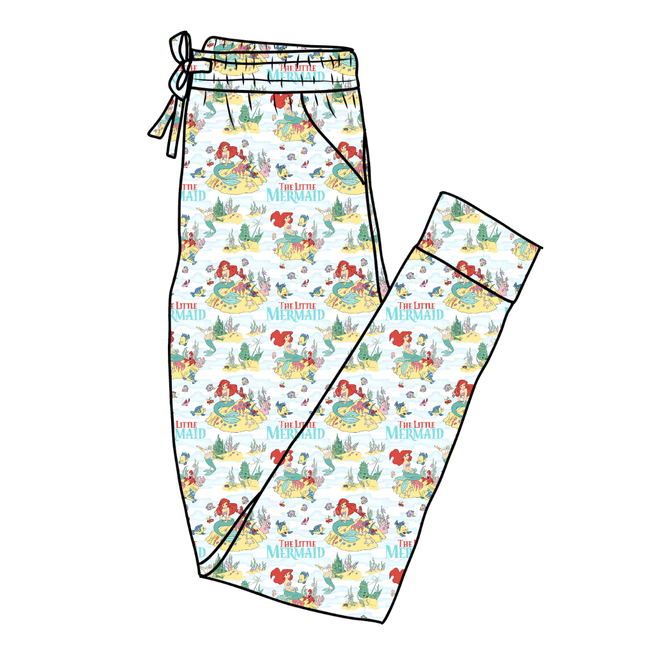 Mermaid Dreams - Daze Adult Bamboo Joggers - Pre Order