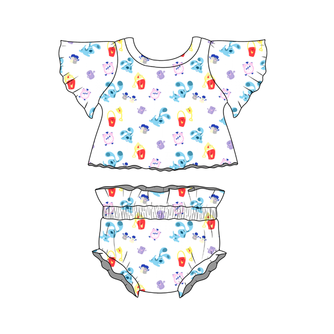 Clue Flutter Sleeve Bummie Set - Knit - Pre Order