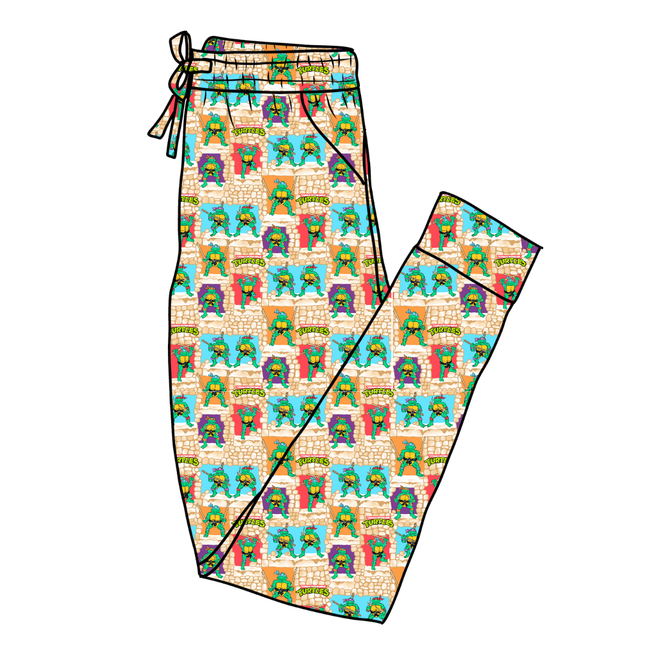 Turtle Dreams - Daze Adult Bamboo Joggers - Pre Order