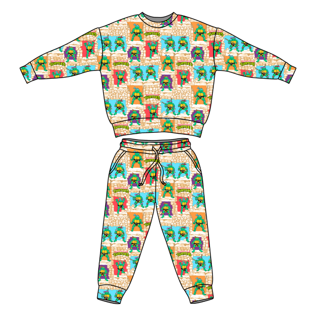 Turtle Dreams Flex Long Sleeve Jogger Set - PRE ORDER
