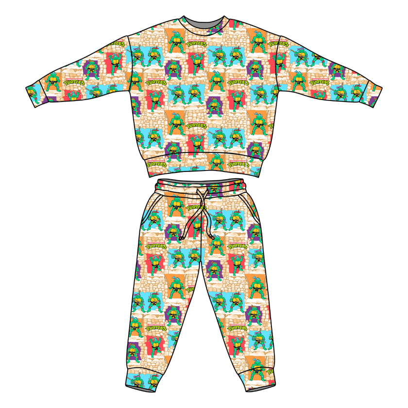 Turtle Dreams Flex Long Sleeve Jogger Set - PRE ORDER