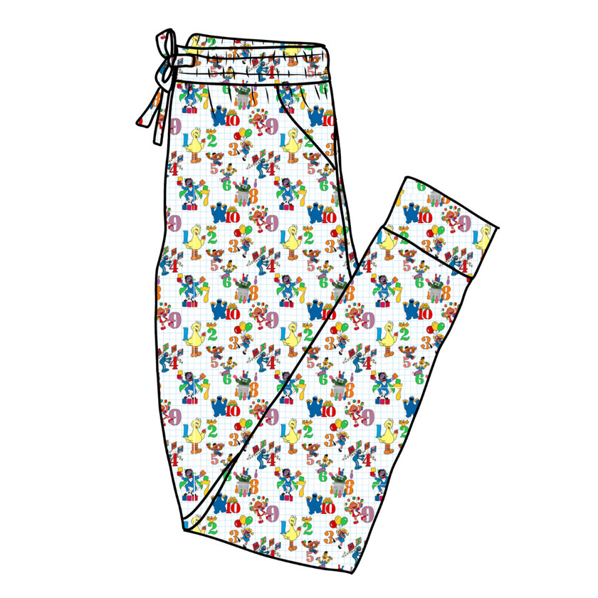 Number Street - Daze Adult Bamboo Joggers - Pre Order
