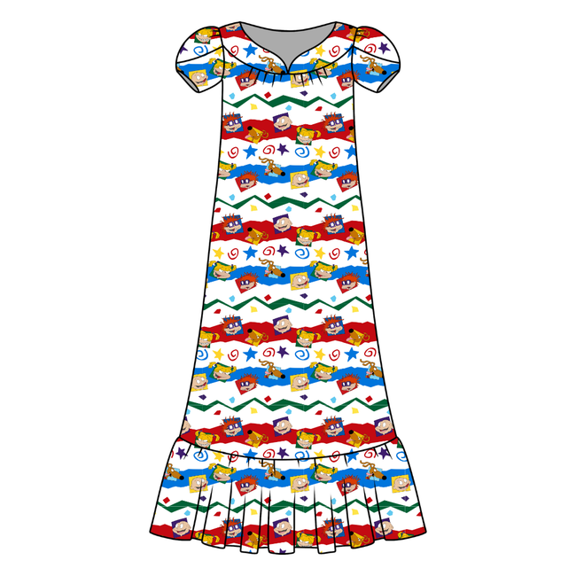 Stupid Babies - Blanche Women's Mu'umu'u Bamboo - Pre Order