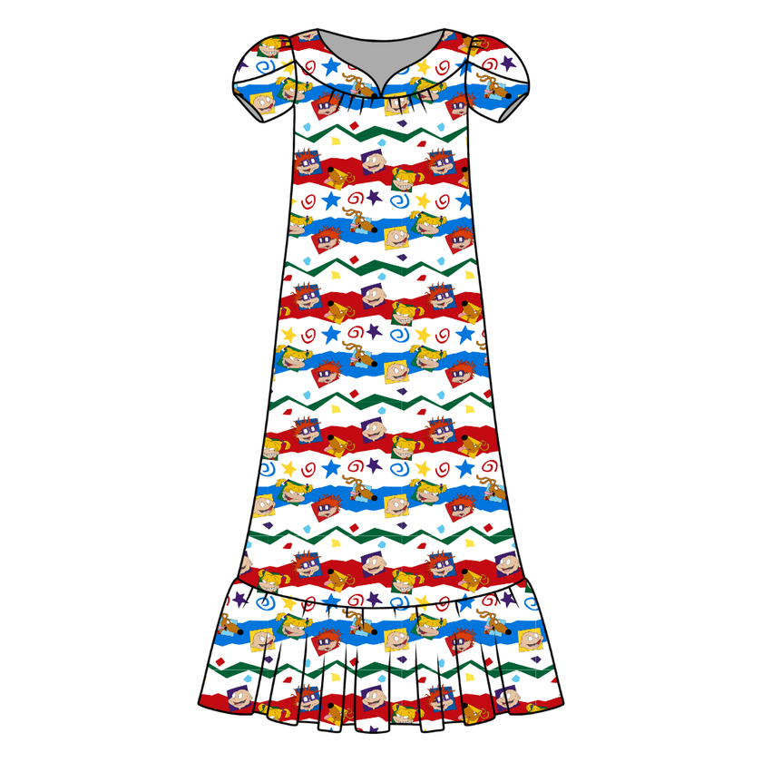 Stupid Babies - Blanche Women's Mu'umu'u Bamboo - Pre Order