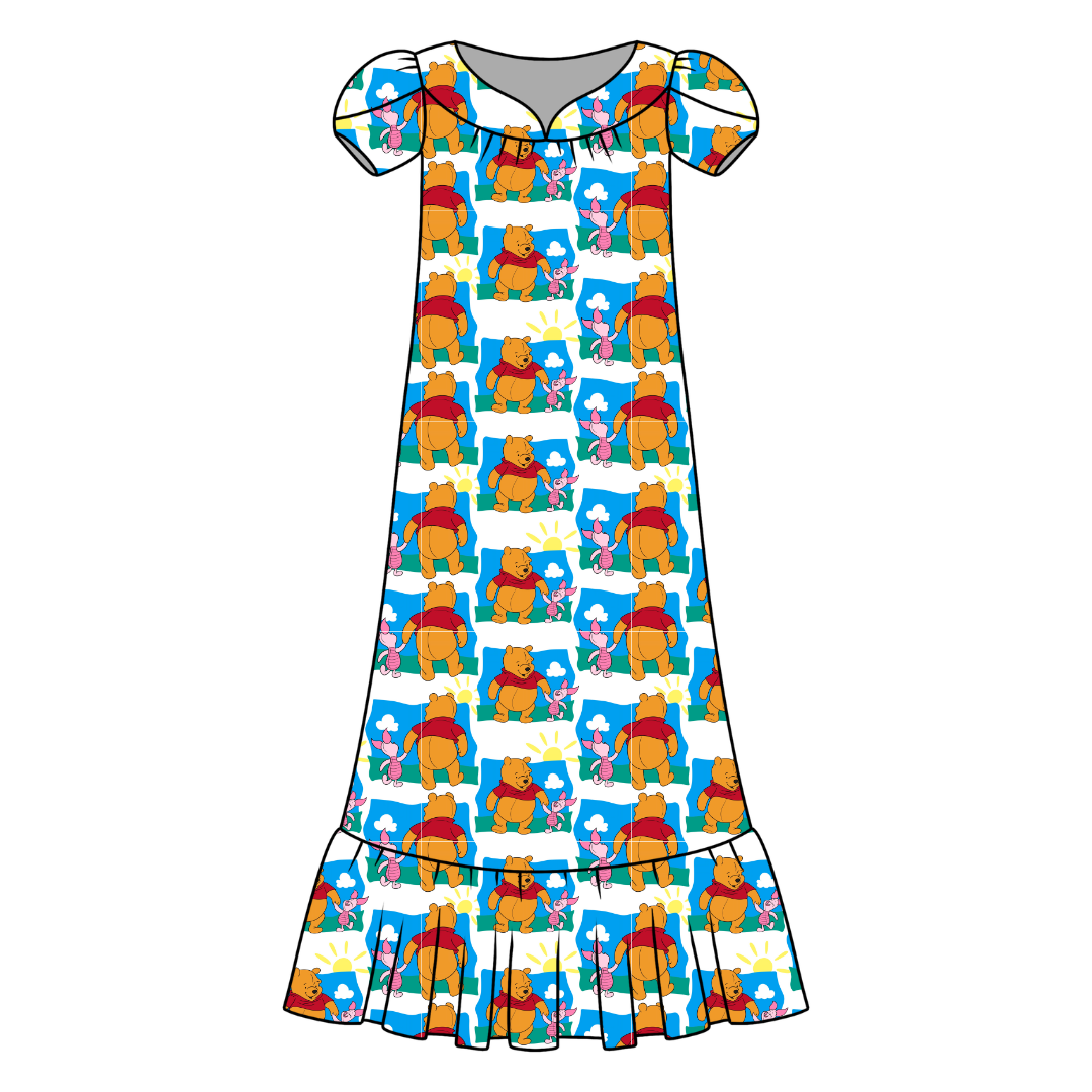 Best Friends  - Blanche Women's Mu'umu'u Bamboo - Pre Order
