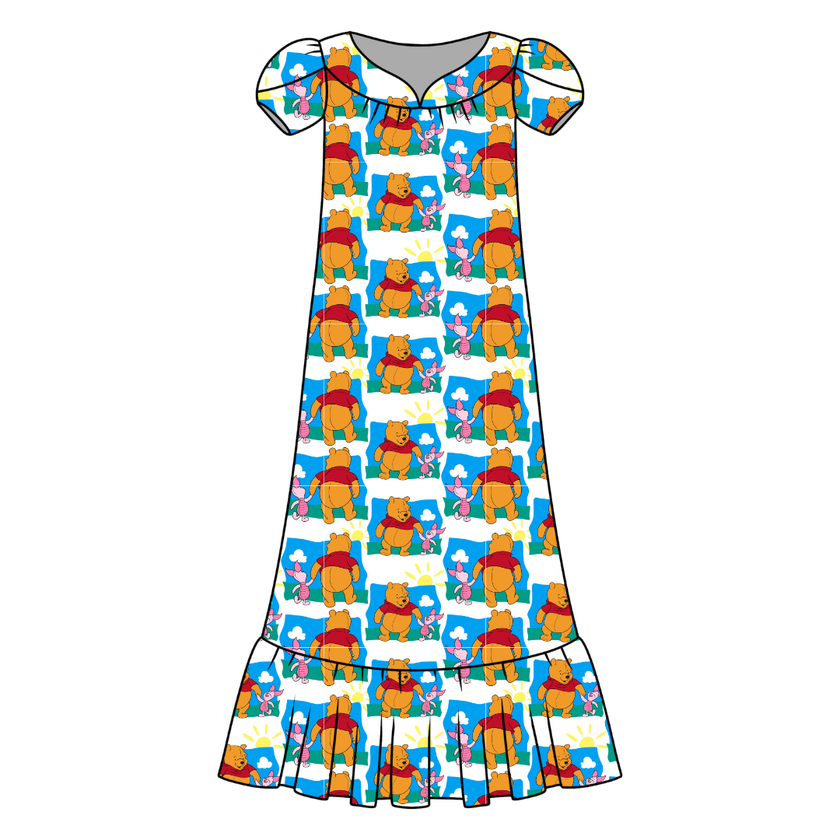 Best Friends  - Blanche Women's Mu'umu'u Bamboo - Pre Order