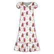 Dino Vintage Sheet - Blanche Women's Mu'umu'u Bamboo - Pre Order