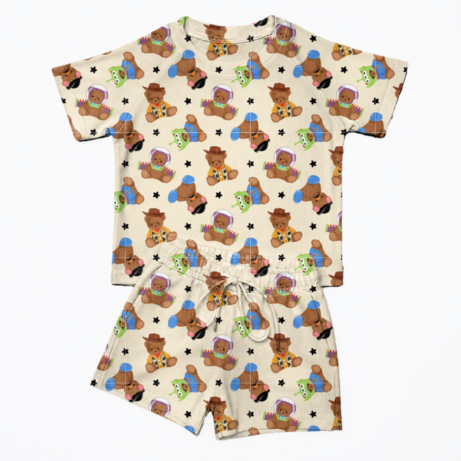 Toy Box Besties Juno Comfy Short Set - Knit - Pre Order