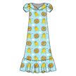 On the Island - Blanche Women's Mu'umu'u Bamboo - Pre Order