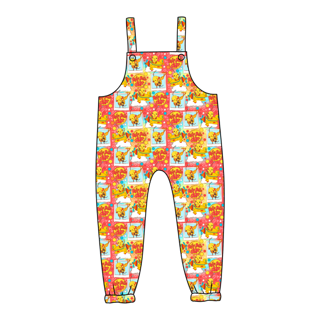 Retro Robot Adventures Oakley Overalls Knit - PRE ORDER