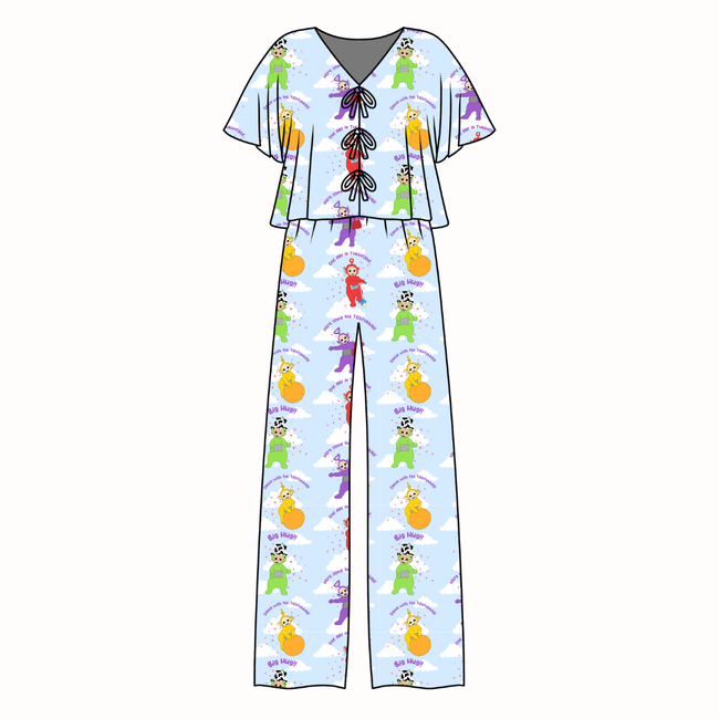 Big Hug - Lollipop Women's Front Tie Set Bamboo - Pre Order