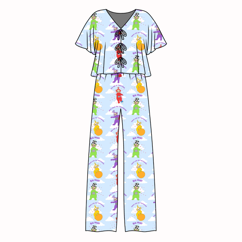 Big Hug - Lollipop Women's Front Tie Set Bamboo - Pre Order