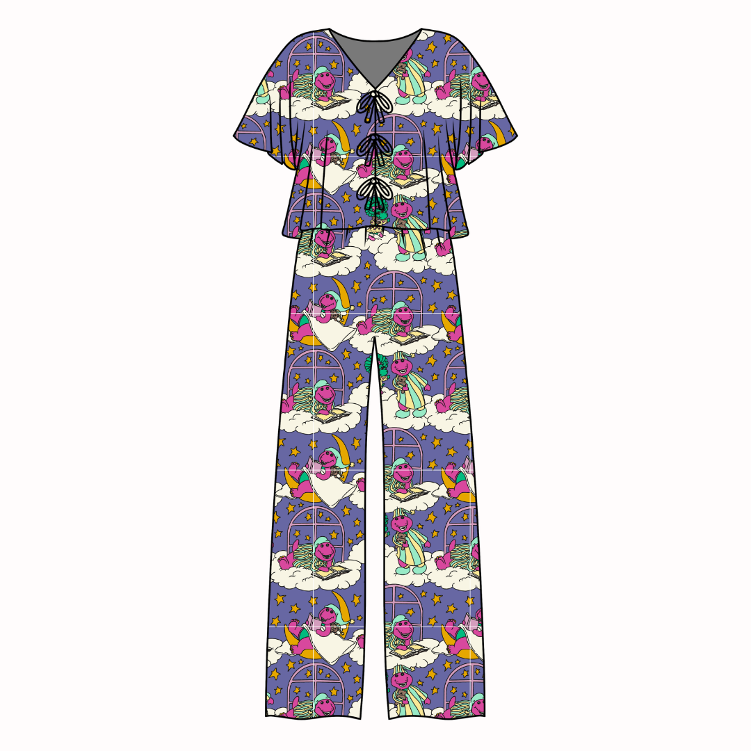 Sweet Dreams - Lollipop Women's Front Tie Set Bamboo - Pre Order