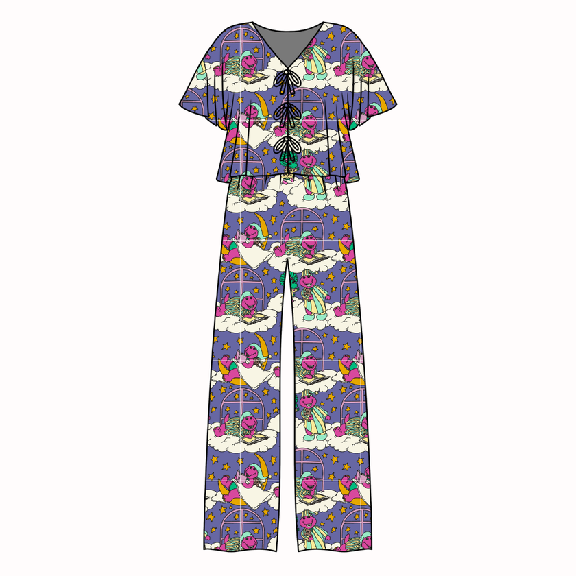 Sweet Dreams - Lollipop Women's Front Tie Set Bamboo - Pre Order