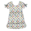 Number Street Serenity Short Sleeve Lounge Dress - PRE ORDER