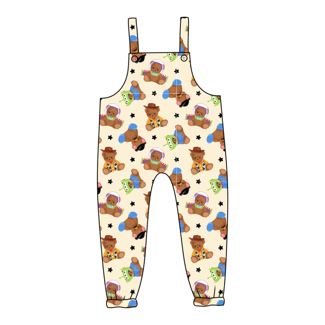 Toy Box Besties Echo Overalls - Knit - Pre Order