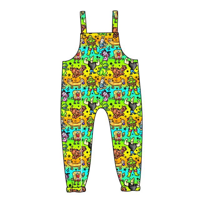 Cartoons Echo Overalls - Knit - Pre Order