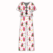 Dino Vintage Sheet - Lollipop Women's Front Tie Set Bamboo - Pre Order