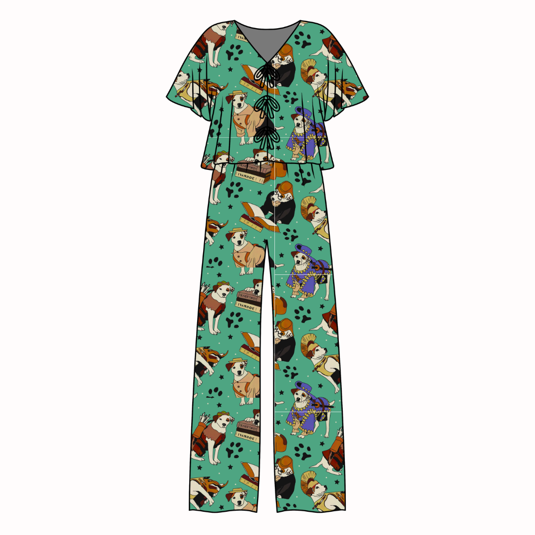 Wishbone - Lollipop Women's Front Tie Set Bamboo - Pre Order