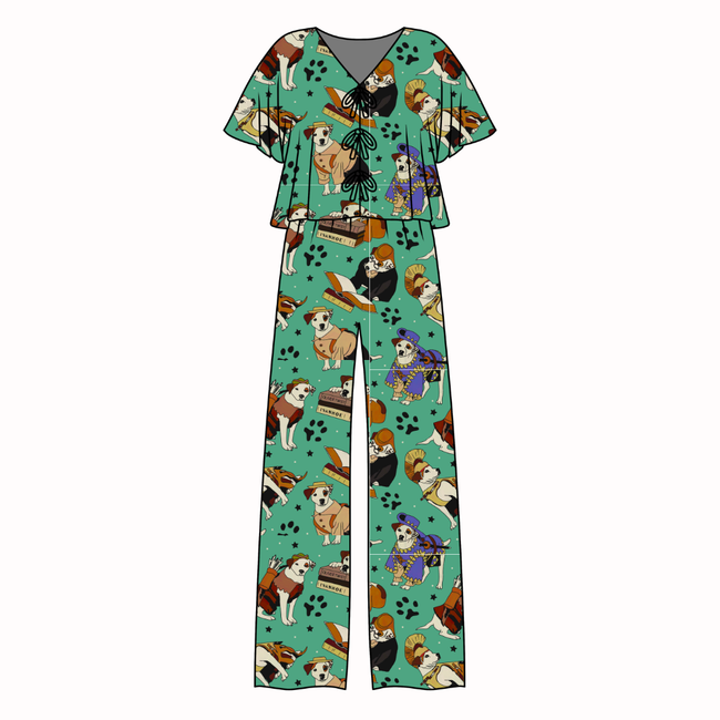 Wishbone - Lollipop Women's Front Tie Set Bamboo - Pre Order