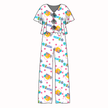 Party Girl Vintage Sheet - Lollipop Women's Front Tie Set Bamboo - Pre Order