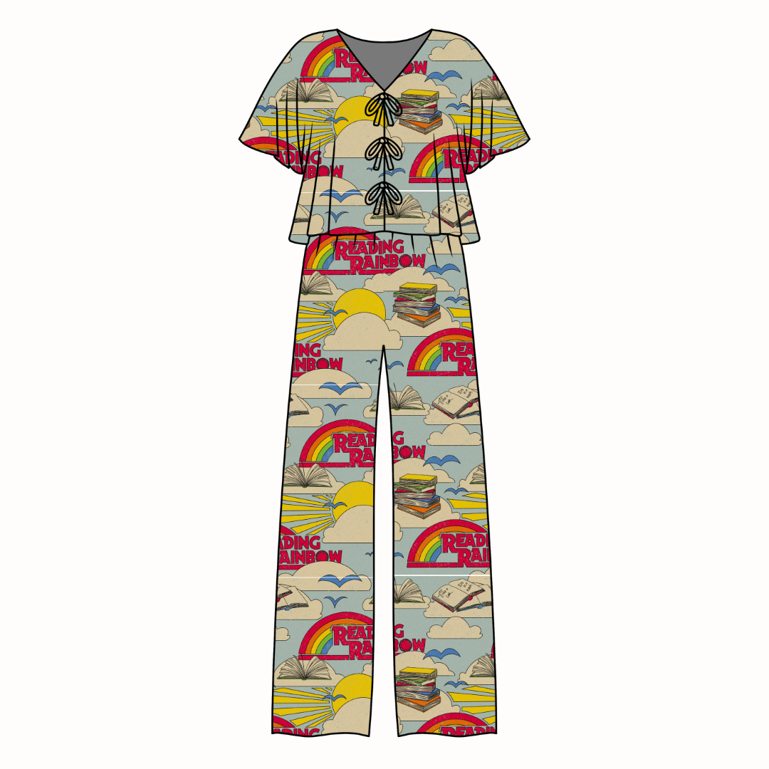 Reading - Lollipop Women's Front Tie Set Bamboo - Pre Order