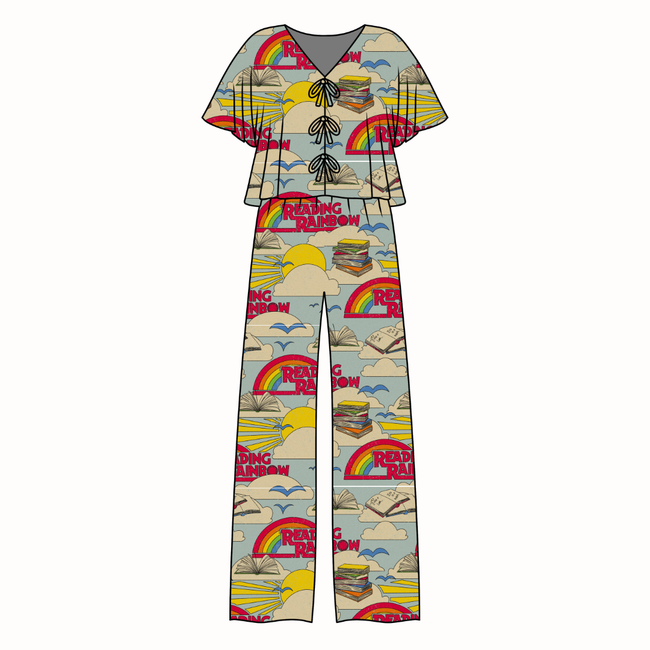 Reading - Lollipop Women's Front Tie Set Bamboo - Pre Order