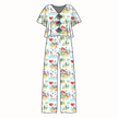 Mermaid Dreams - Lollipop Women's Front Tie Set Bamboo - Pre Order