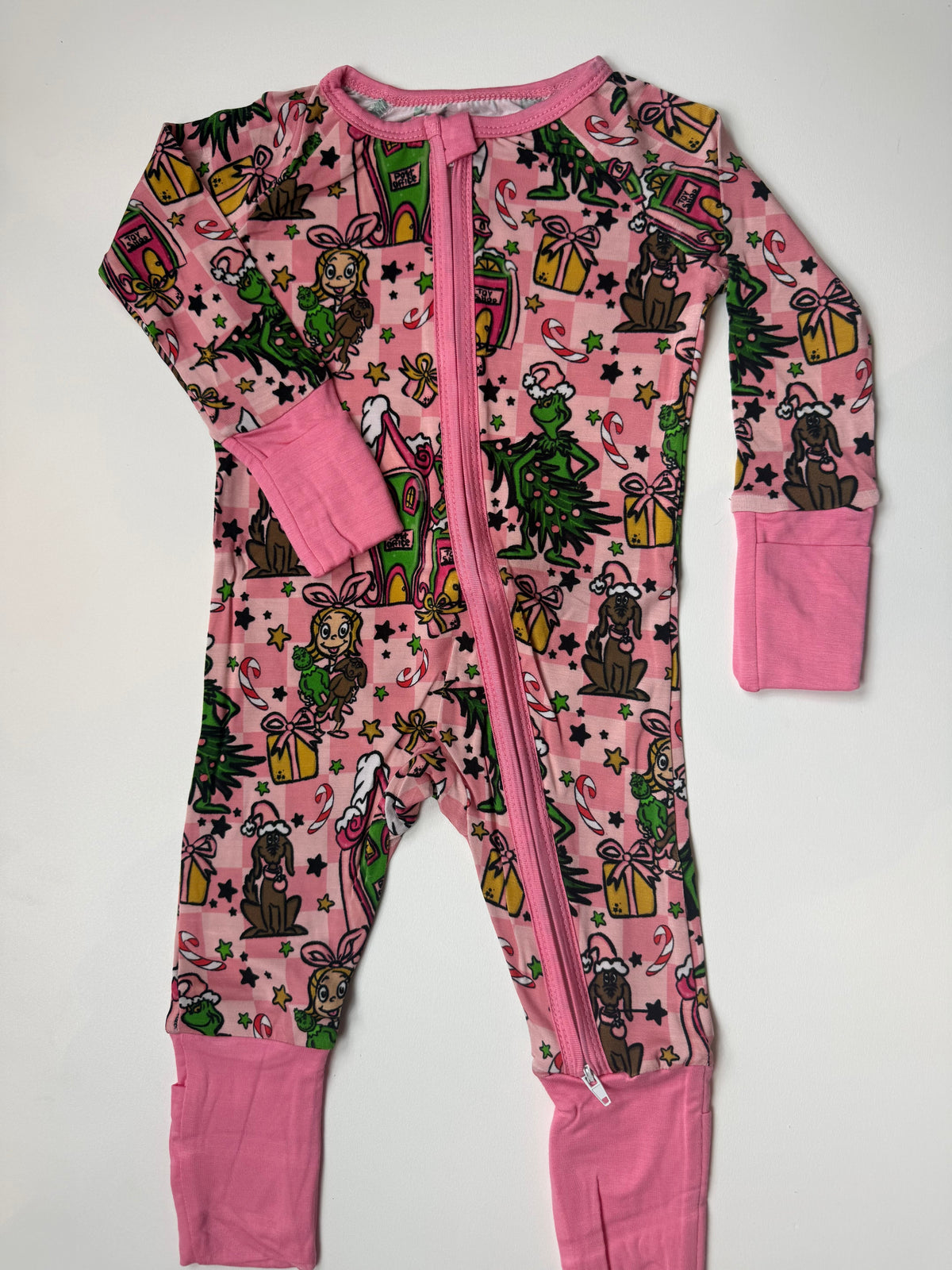 PINK CINDY - DREAMLAND LONG SLEEVE SLEEPER - BAMBOO