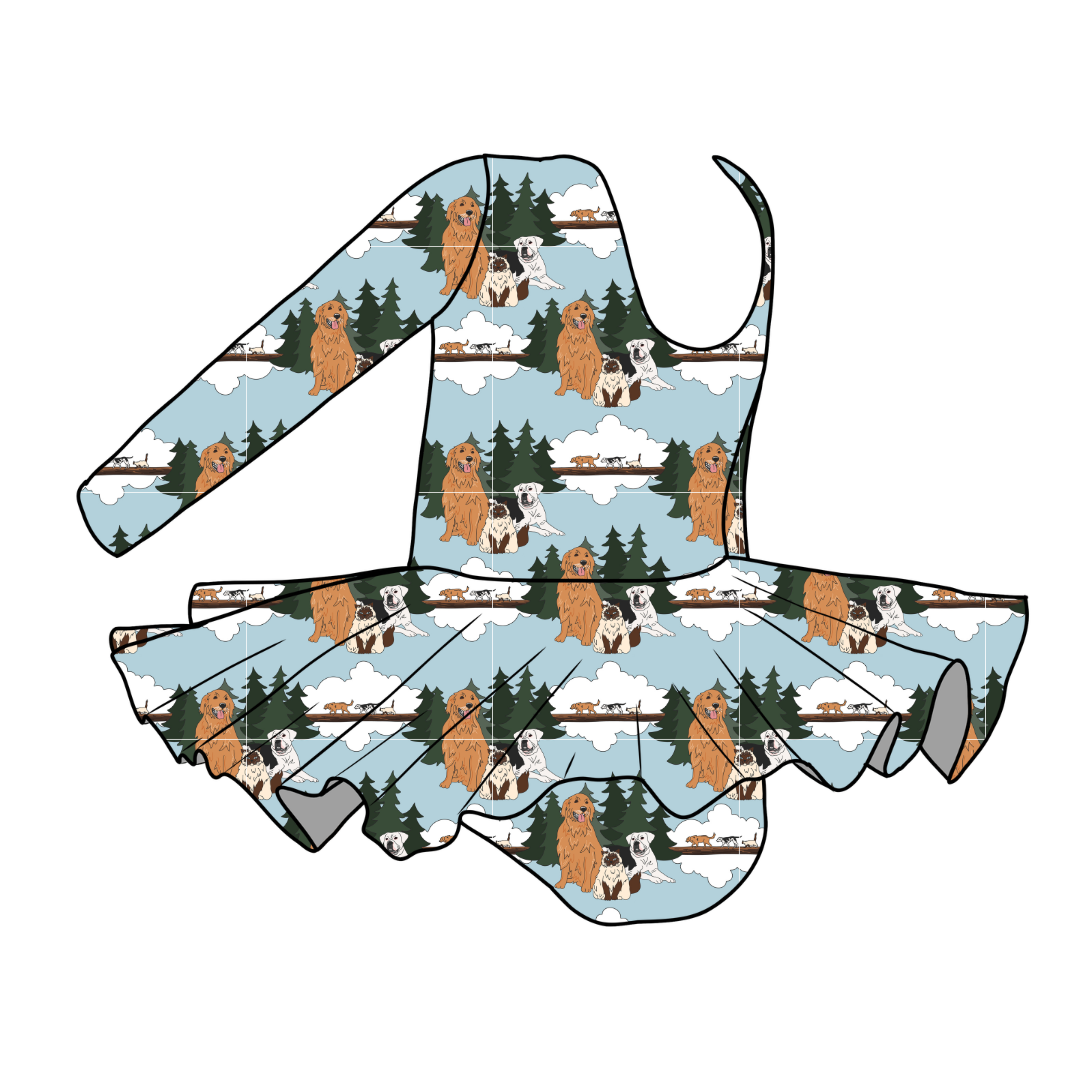 Homeward Darling Long Sleeve Skirted Leo - Knit - Pre Order - Christmas Special