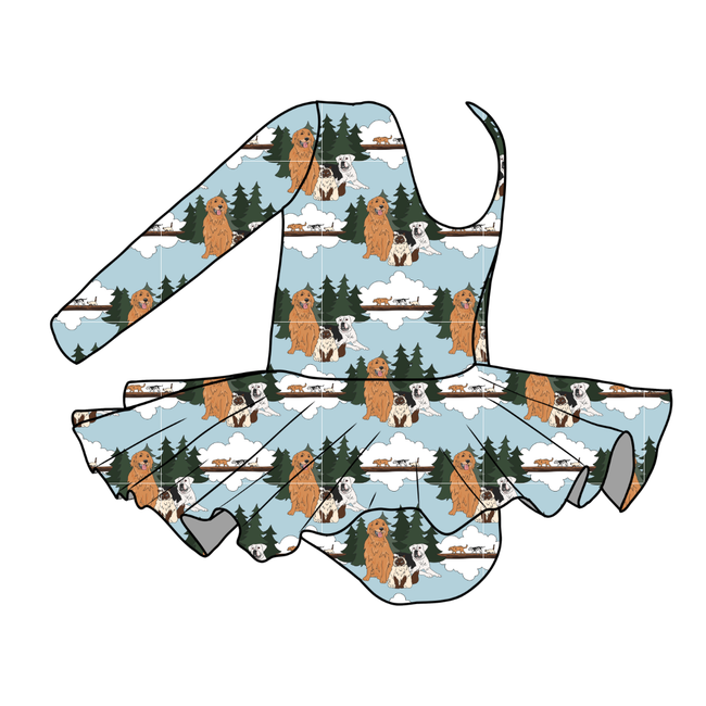 Homeward Darling Long Sleeve Skirted Leo - Knit - Pre Order - Christmas Special