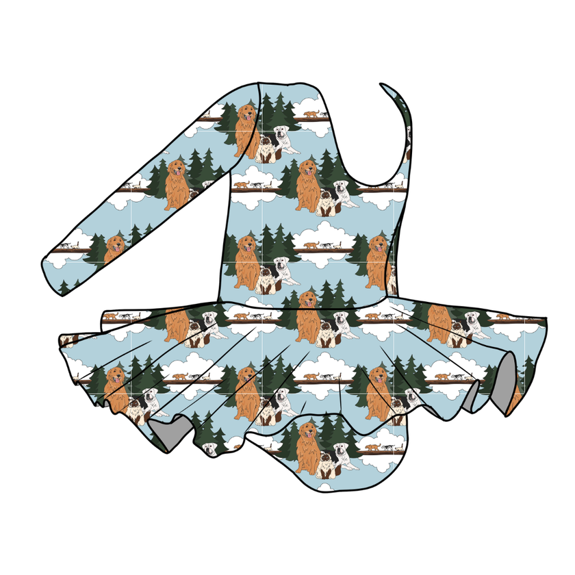 Homeward Darling Long Sleeve Skirted Leo - Knit - Pre Order - Christmas Special