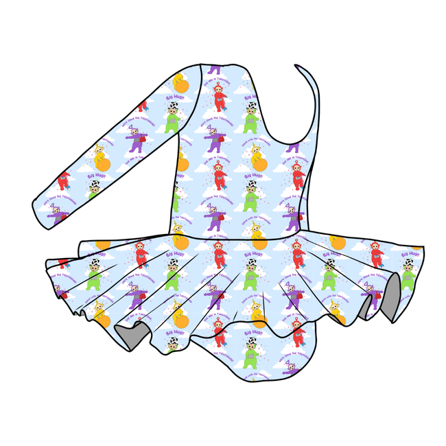 Big Hug Darling Long Sleeve Skirted Leo - Knit - Pre Order - Christmas Special