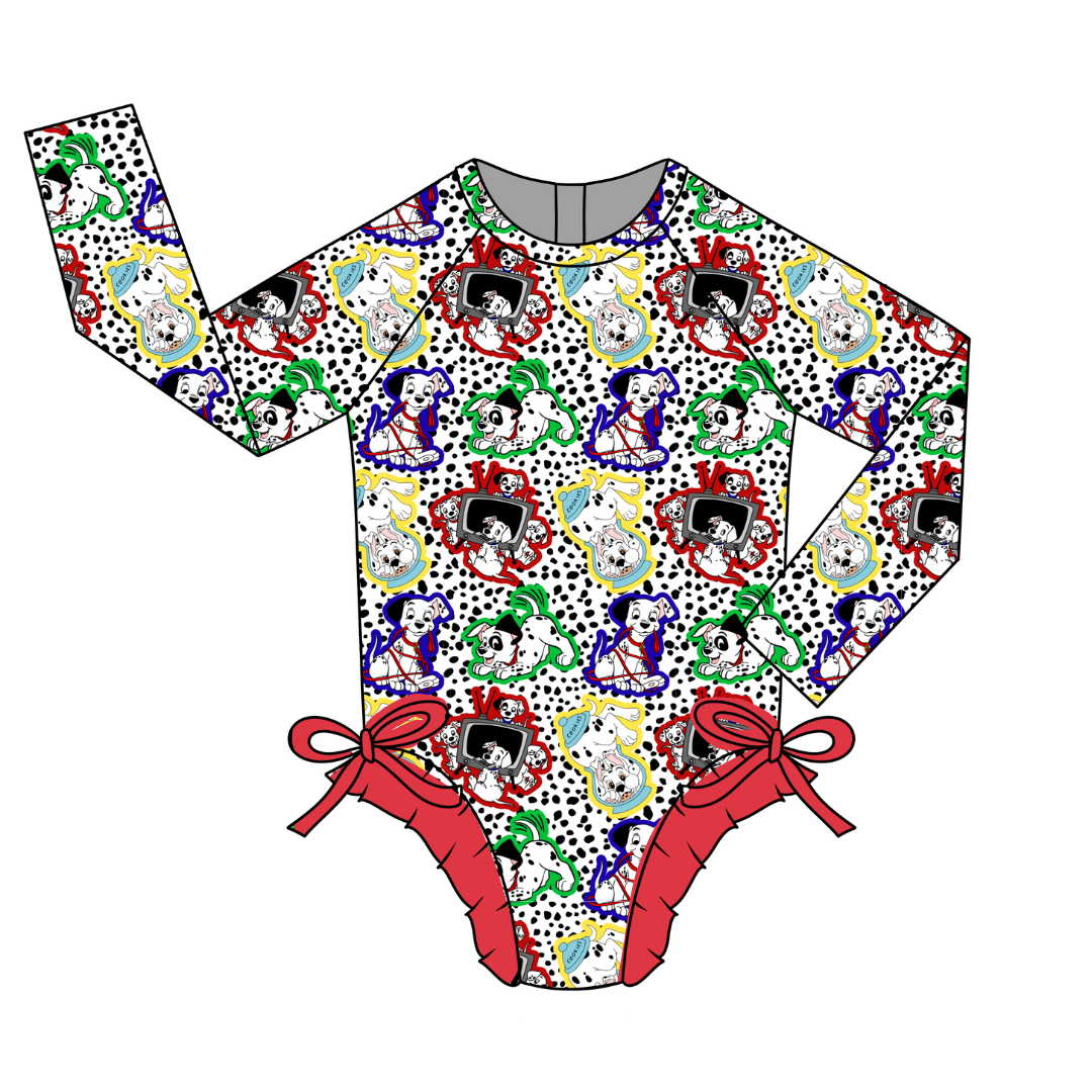 101 Reasons Layla Long Sleeve Ruffle Swim - Pre Order