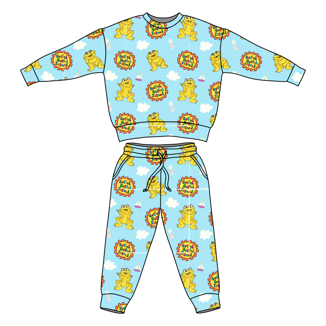 On the Island Flex Long Sleeve Jogger Set - PRE ORDER