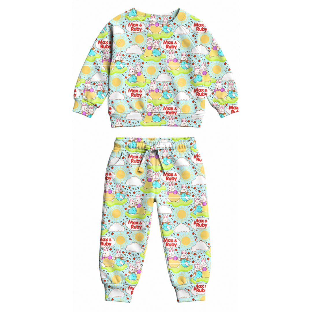 Sunny Bunny Days Flex Long Sleeve Jogger Set - PRE ORDER