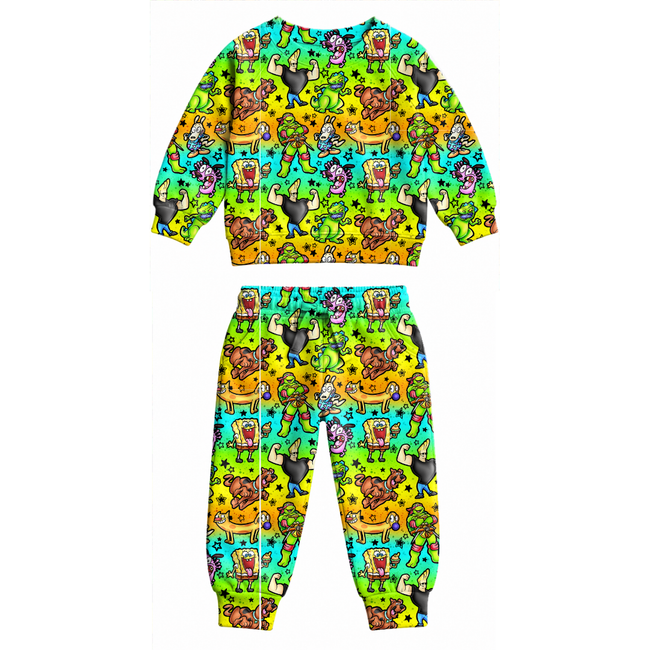 Cartoons Flex Long Sleeve Jogger Set - PRE ORDER