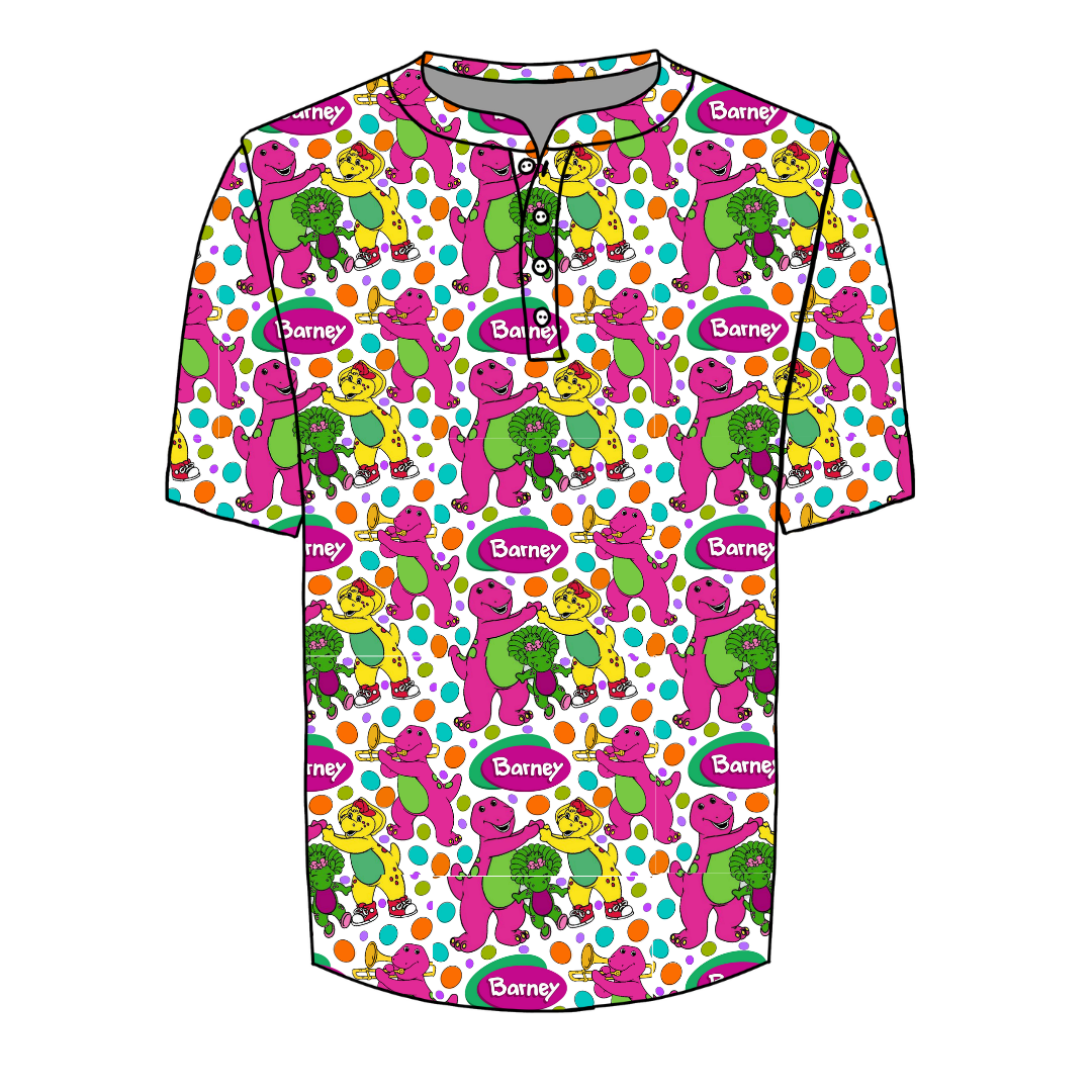 Gumdrops Noah Half Button Tee - Knit - Pre Order