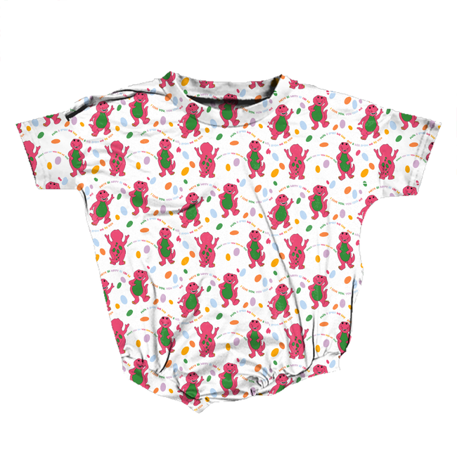Dino Vintage Sheet - Bubbly Short Sleeve Bubble Knit - PRE ORDER