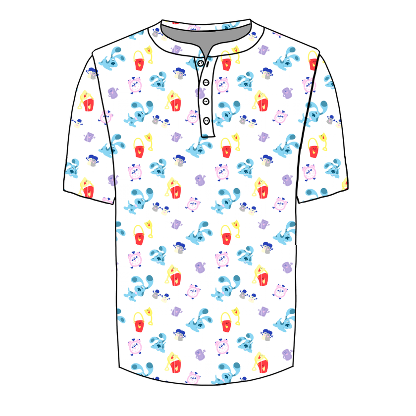 Clue Noah Half Button Tee - Knit - Pre Order
