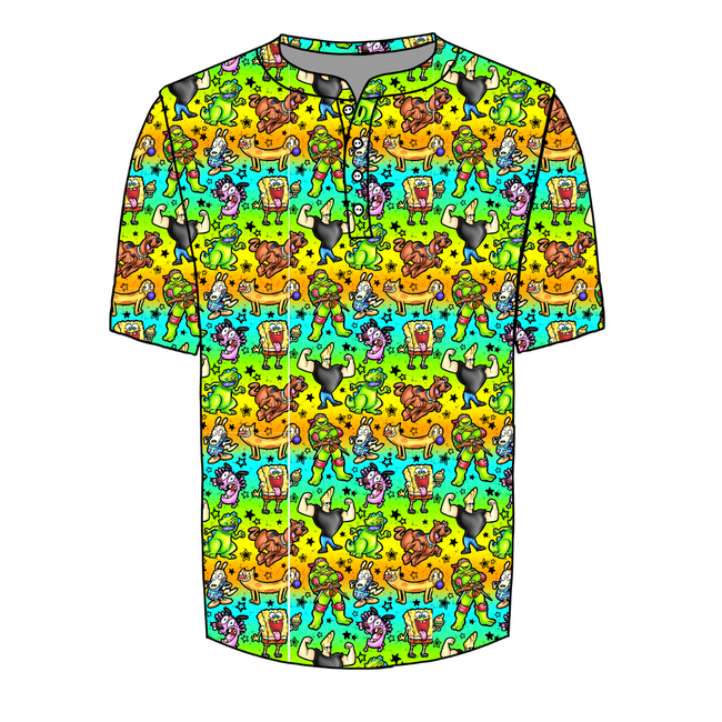 Cartoons Noah Half Button Tee - Knit - Pre Order