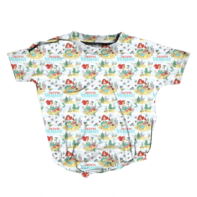 Mermaid Dreams - Opal Short Sleeve Bubble Bamboo - PRE ORDER