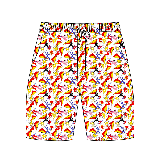 Ranger Dreams - Chill Extended Length Adult Pajama Bamboo Shorts - Pre Order