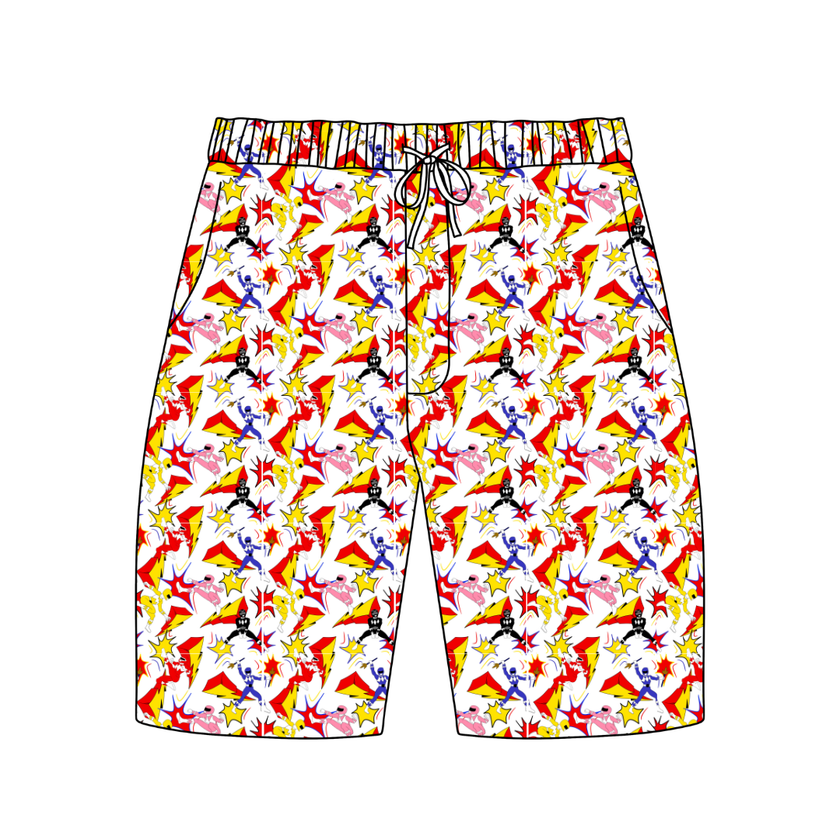 Ranger Dreams - Chill Extended Length Adult Pajama Bamboo Shorts - Pre Order