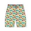 Turtle Dreams - Chill Extended Length Adult Pajama Bamboo Shorts - Pre Order