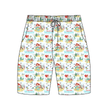 Mermaid Dreams - Chill Extended Length Adult Pajama Bamboo Shorts - Pre Order