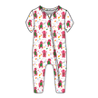 Dino Vintage Sheet - Dandelion Short Sleeve Sleeper Bamboo - PRE ORDER