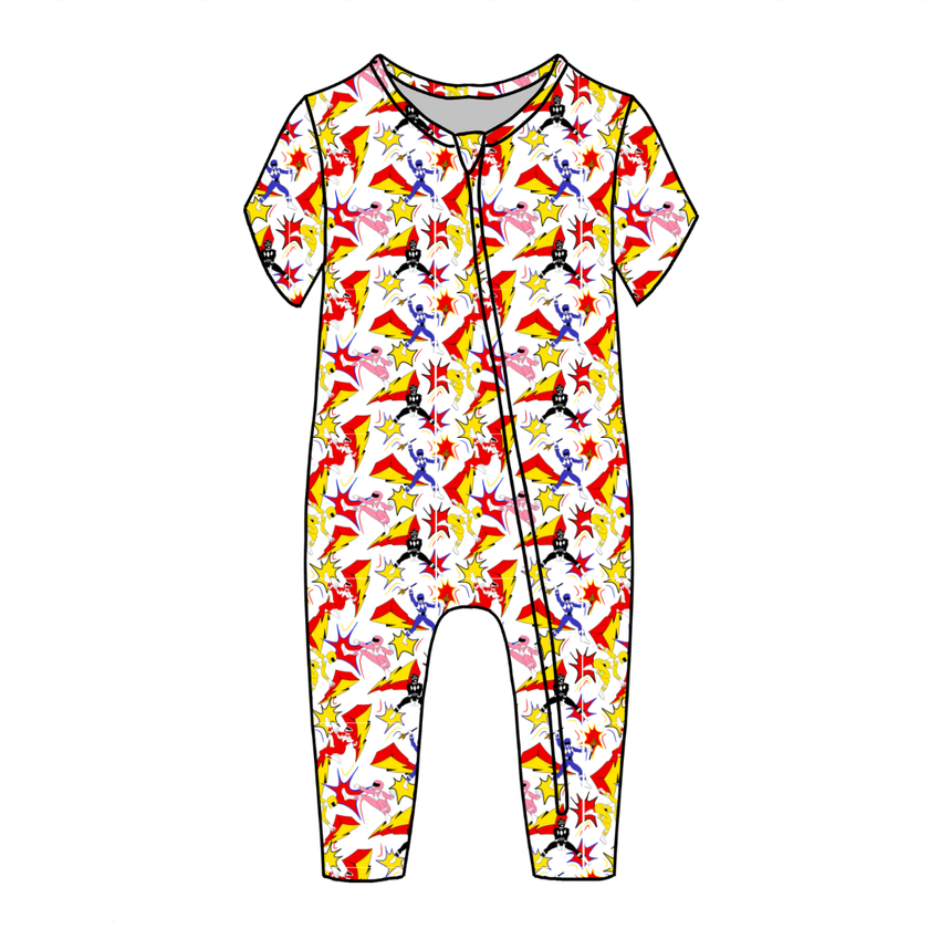 Ranger Dreams - Dandelion Short Sleeve Sleeper Bamboo - PRE ORDER
