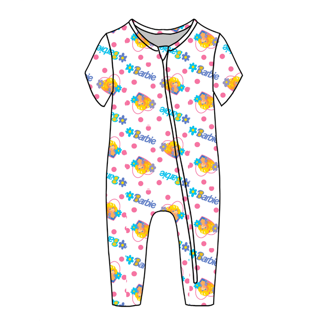 Party Girl Vintage Sheet - Dandelion Short Sleeve Sleeper Bamboo - PRE ORDER